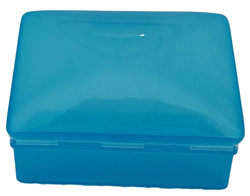 American Comb: Soap Box 1 Ct Aqua - Made in The USA - Soapbox with Hinged Lid and Secure Latch - Image 5